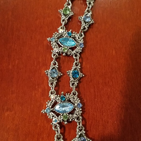Turquoise crystal choker - Picture 4 of 4